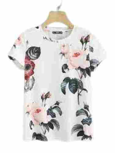 Round Neck Short Sleeve Printed Pattern Pure Cotton Material Men'S T Shirts