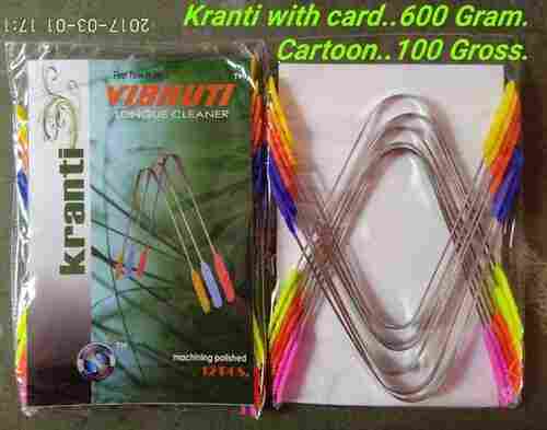 Vibhuti Kranti Iron Tongue Cleaner With Card, 600GM