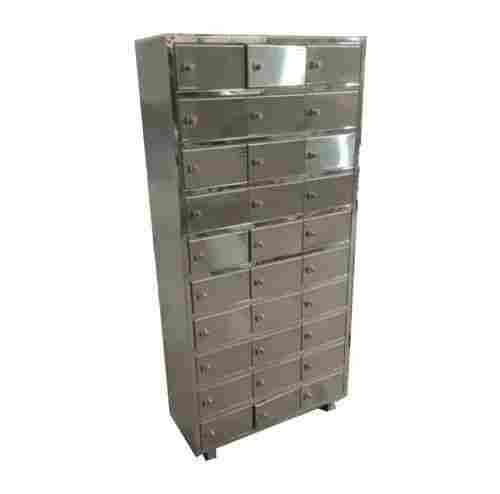 Non Rusted Floor Standing Stainless Steel Shoe Locker Cabinet