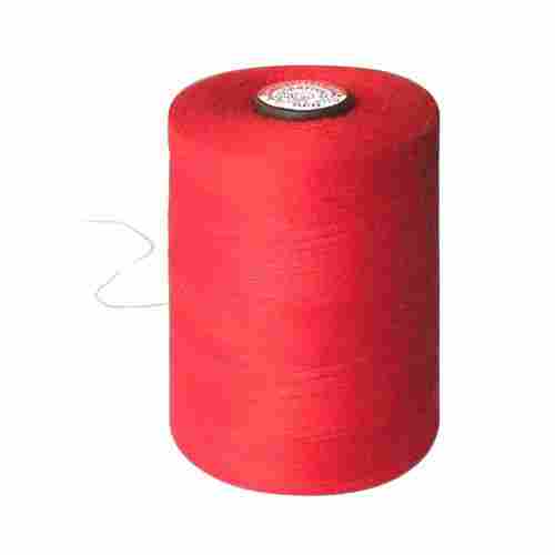 Semi Dull Plain Dyed Polyester Sewing Thread For Apparel Industry Use