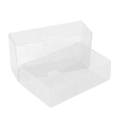 Transparent 3X2X1.5 Inches Light Weight And Unbreakable Pvc Plastic Card Boxes