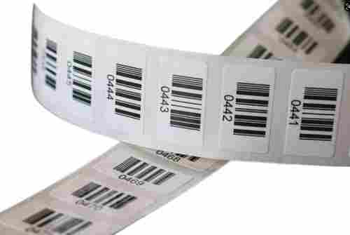 0.8 Mm Thick Chroma Paper Printed Barcode Sticker