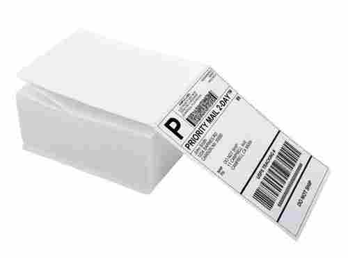 10x4 Cm Size Rectangular Printed Paper Shipping Label