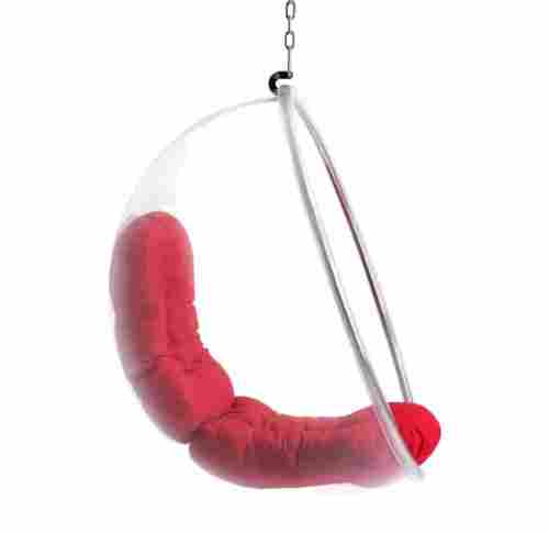 Matt Finish Acrylic Modern One Seater Hanging Swing For Hotel Use