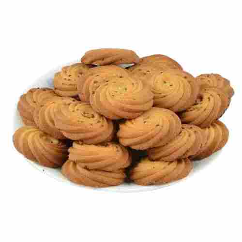 Pure And Fresh Healthy Delicious Salty Taste Round Ajwain Biscuit