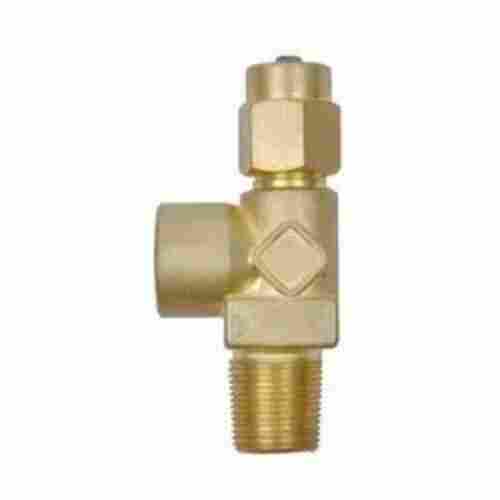 15 Mpa Polished Finish Brass Cylinder Valve For Pipe Fittings Use