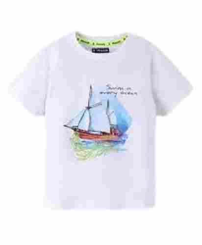 Premium Quality And Lightweight Printed Short Sleeve T-Shirt For Kids