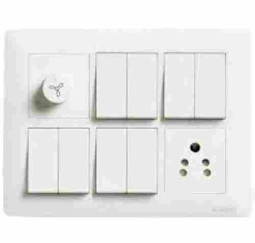 Rectangular Shape Plastic Wall Socket Modular Switch Board