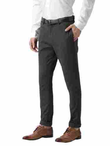 Regular Fit Plain Dyed Anti Wrinkle Cotton Formal Trouser For Men