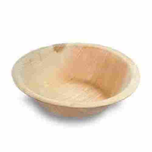Round Shape Light Brown 3 Inch Areca Leaf Bowl (25 Pieces In Packs)
