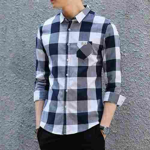 Checked Cotton Shirts For Mens