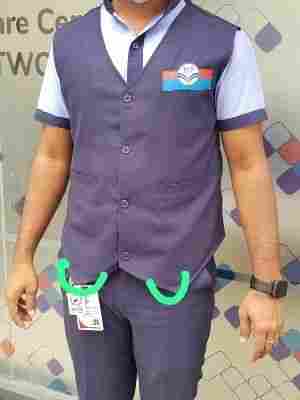 Customized Mens Industrial Uniform With Logo Print