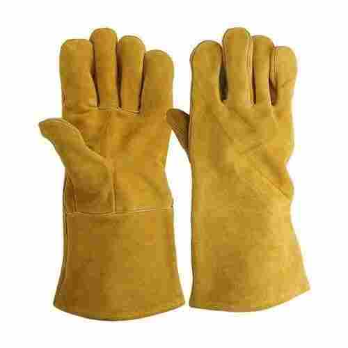 Full Fingered Leather Safety Gloves For Industrial Safety