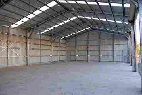 Industrial Powder Coated Mild Steel Prefabricated Warehouse Shed