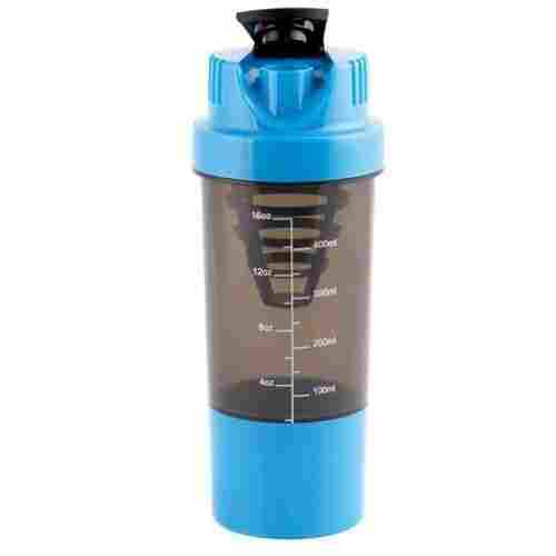 Leak Proof 500ml Capacity Flip Top Cap Plastic Shaker Bottle