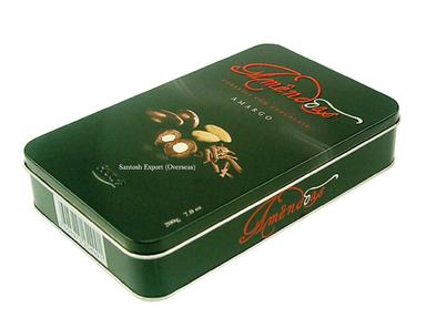 Rectangular Printed Chocolate Tin Box For Packaging Use