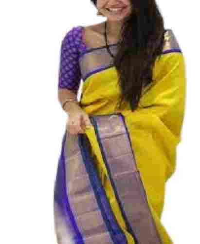 Ladies Cotton Silk Saree for Festive Wear