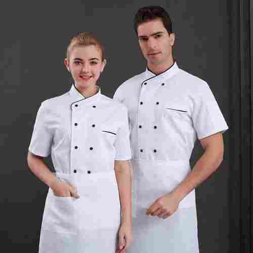 Unisex Plain Cotton Catering Uniform For Chef And Catering Use