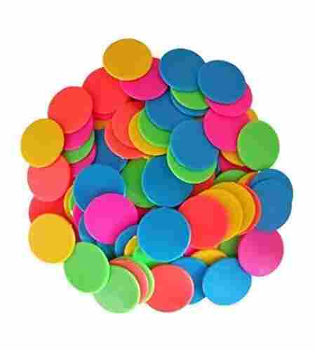 32mm Round 3mm Thick Plain Rigid Plastic Token Pack Of 200 Pieces