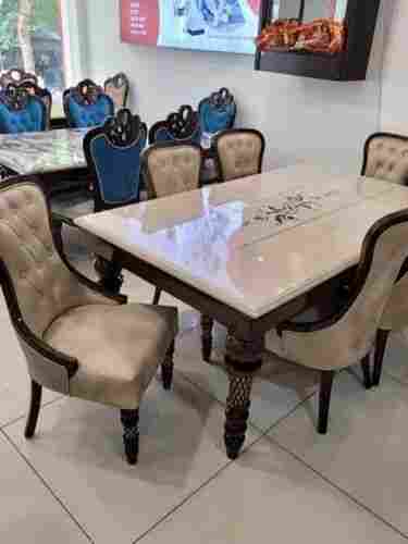 Marble Dining Tables With 6 Seats For Home Use
