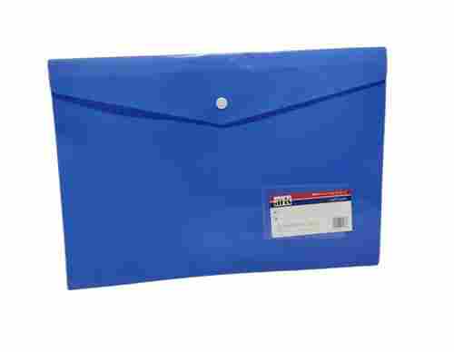 Water Proof And Button Closure Plastic Colored File Folder