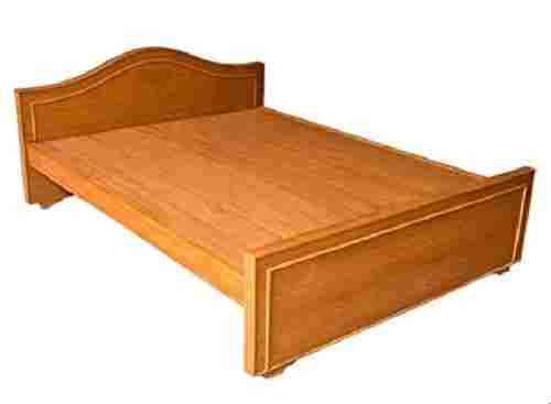 Brown Polished 191 X 122 X 38 Cm Wooden Cot