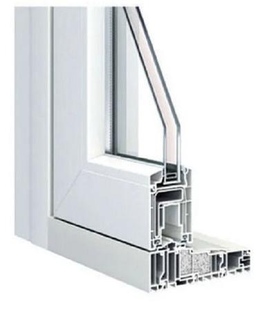 White 3X2 Feet Lightweight And Rustproof Upvc Window Profile For Commercial Usage