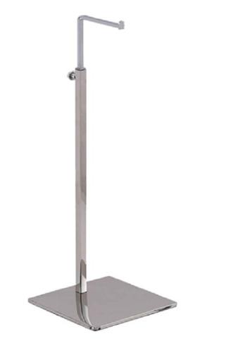 Silver 6X0.2X6 Feet 5 Kilogram Powder Coated Stainless Steel Bag Display Stand 