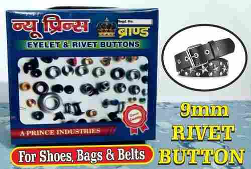 9mm Rivet Button For Shoes Bags And Belts