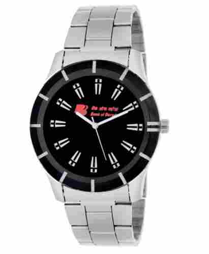 Free Size Round Dial Steel Corporate Gift Watch For Men