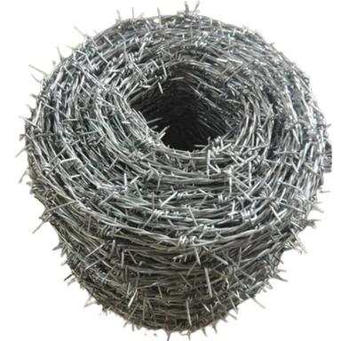 Rust Proof Polished Finish Steel Gi Barbed Wire  Application: Solar Industry
