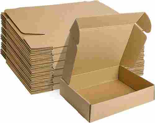 100% Paper Eco Friendly Plain Rectangle Corrugated Cardboard Box