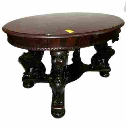 15.8 Kilogram Water Resistance Eco Friendly Polished Wooden Center Table