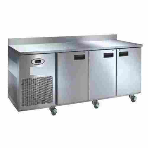 500 Liter Capacity 220 Voltage Stainless Steel Refrigerated Work Table For Commercial Use