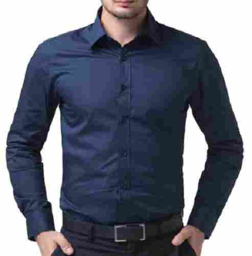 Men Full Sleeve Plain Shirts For Formal Wear