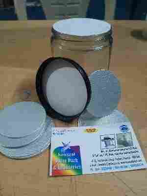 Plain Round Aluminium Foil Seal Wads For PP, HDPE And Glass Bottles Seal