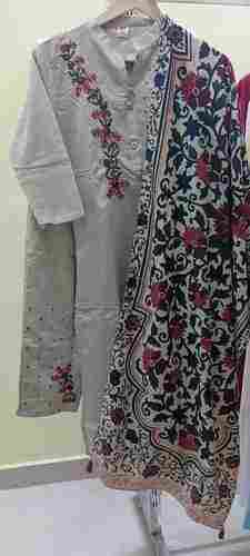 Embroidered Full Sleeve Anarkali Suit