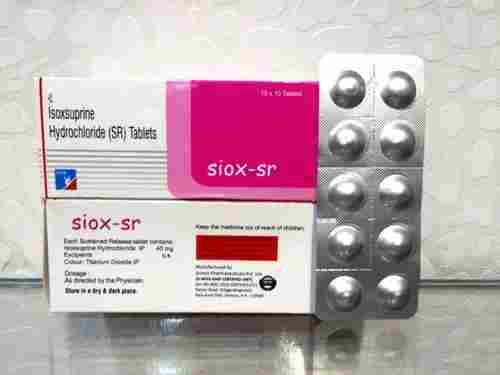 Isoxsuprine Hydrochloride Pharmaceutical Tablet (Pack Size 10x10 Tablets)
