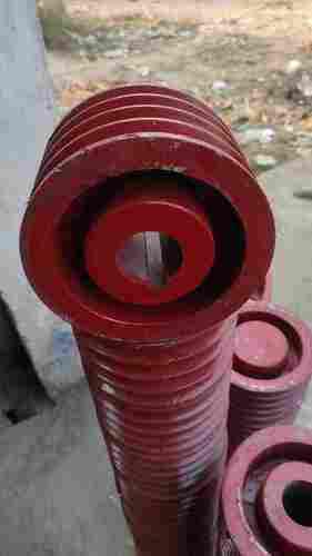 1 Ton Capacity Red Painted Motorized Cast Iron V Belt Pulleys