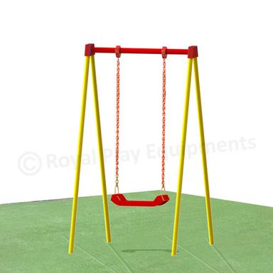 Plastic Single Seater Swing For Park And Garden Use