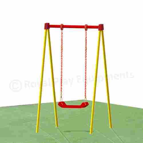 Plastic Single Seater Swing For Park And Garden Use