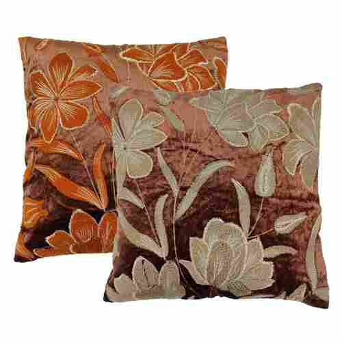 Square Shape Floral Designed Cushion Cover Set