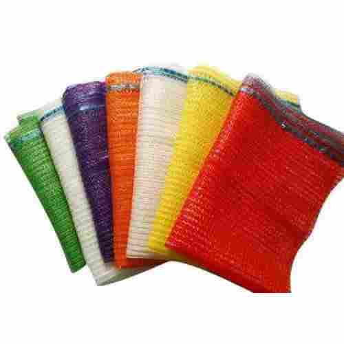 Plain Pp Multi Colored Leno Bags For Vegetable Market