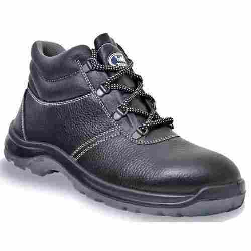 PU Sole Ankle Leather Safety Shoes