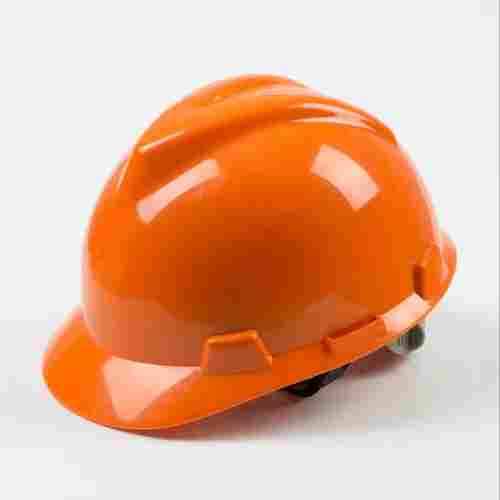 Orange Plastic Safety Helmet For Construction