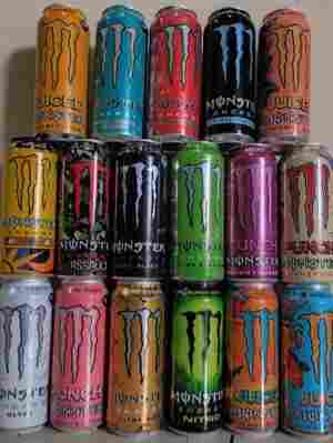 Rich In Taste Monster Energy Drinks