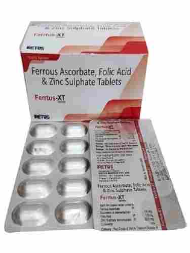 Ferrous Ascorbate Folic Acid Zinc Tablets