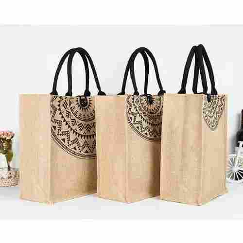 Machine Made Jute Carry Bags For Shopping Use