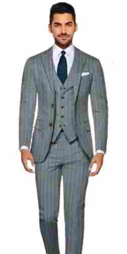 Strip Pattern Formal Suit For Men
