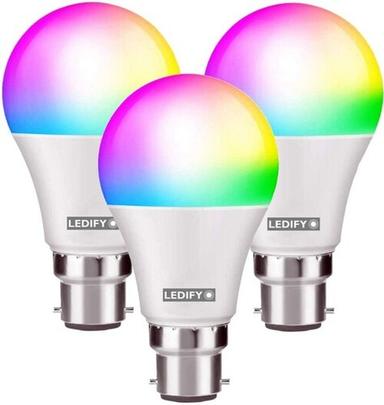 Ledify 7W B22 Base 7In1 Multicolored Led Bulb Body Material: Aluminum